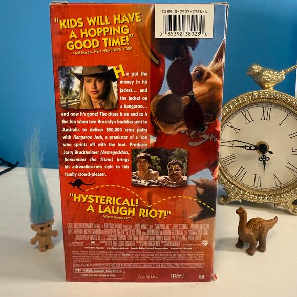 Kangaroo Jack VHS 2003 Family Comedy Retro Warner Bros Tested Works - Picture 2 of 3